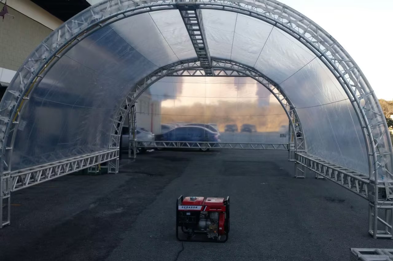 Concert Tunnel Roofing Truss Concert Tunnel Roofing Truss